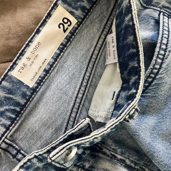 Rag & Bone - The Cloud Lori Jean - high rise wide leg jeans in dubois - Picture 2 of 7